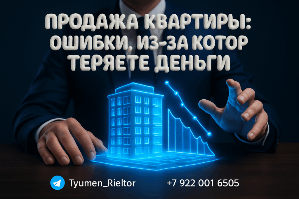 Продажа квартиры: ошибки, из-за которых теряете деньги