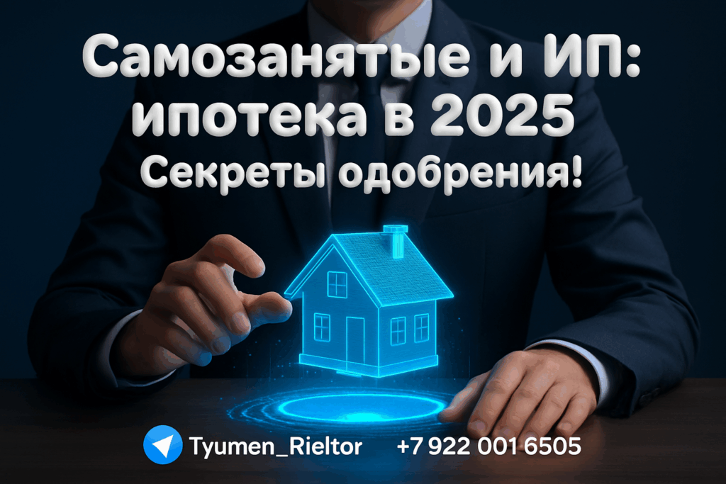 Самозанятые и ИП: ипотека в 2025. Секреты одобрения!