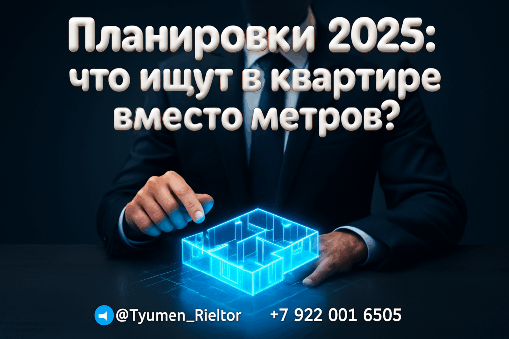Планировки 2025: что ищут в квартире вместо метров?