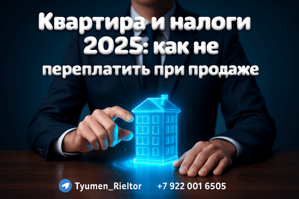 Квартира и налоги 2025: как не переплатить при продаже