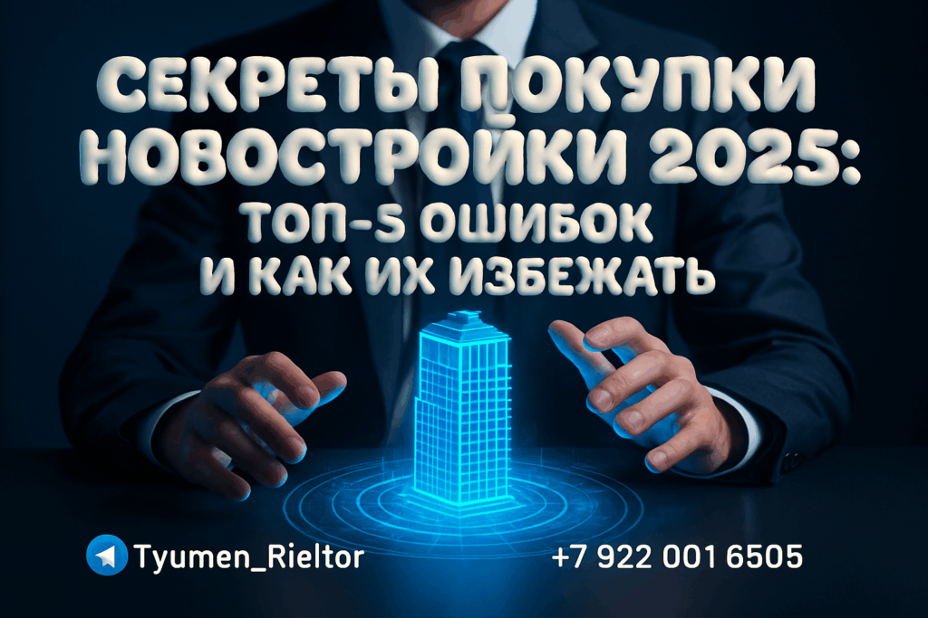 Секреты покупки новостройки 2025: топ-5 ошибок и как их избежать