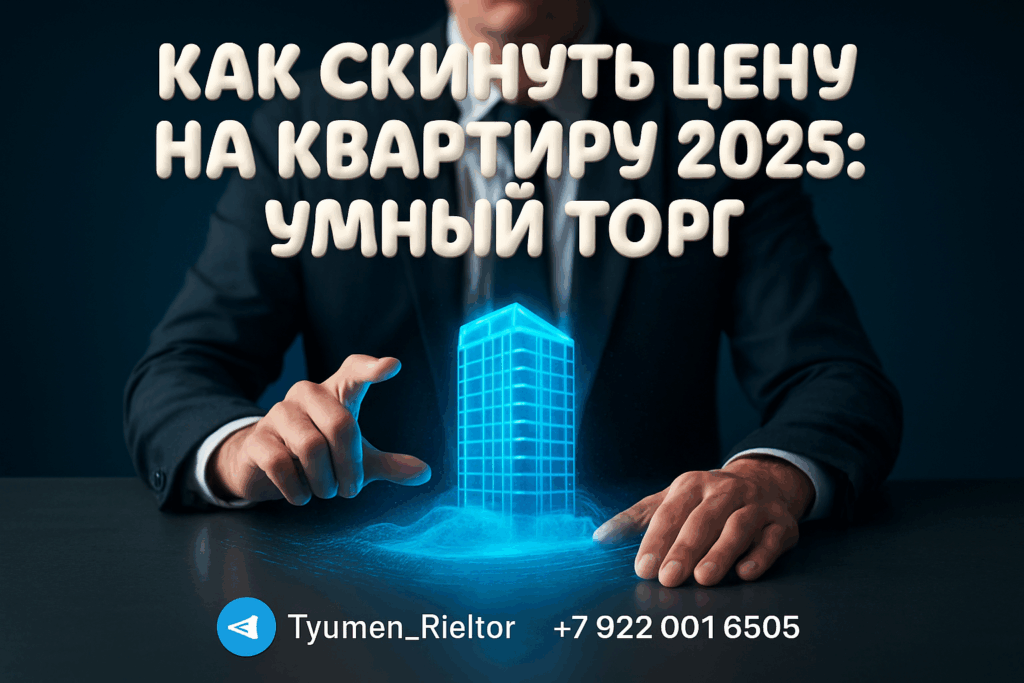 Как скинуть цену на квартиру 2025: умный торг
