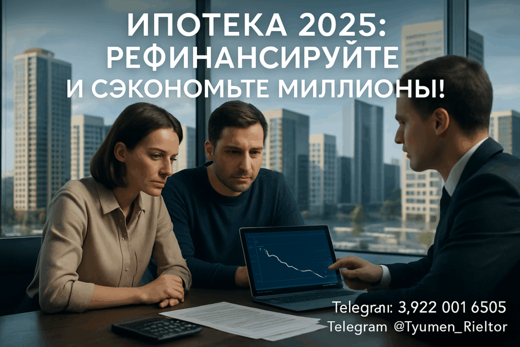 Ипотека 2025: рефинансируйте и сэкономьте миллионы!