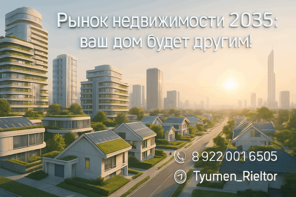 Рынок недвижимости 2035: ваш дом будет другим!