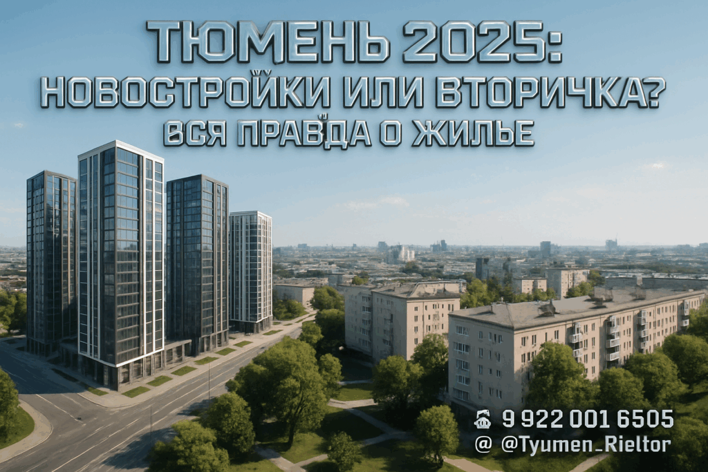 Тюмень 2025: новостройки или вторичка? вся правда о жилье.