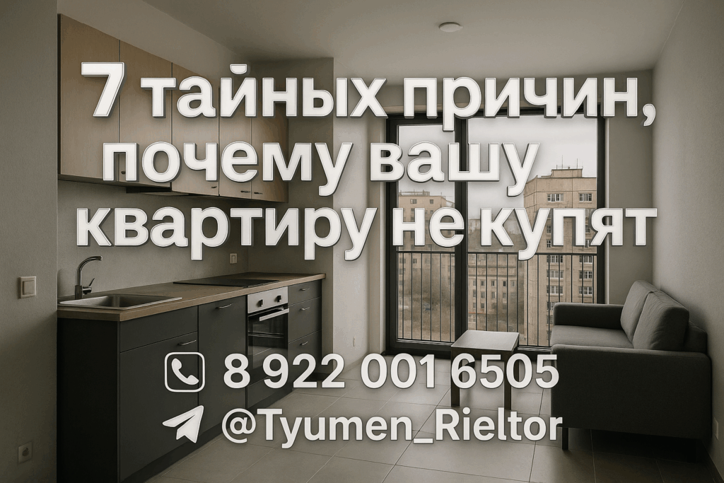 7 тайных причин, почему вашу квартиру не купят.