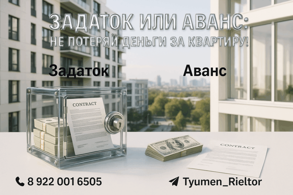 Задаток или аванс: не потеряй деньги за квартиру!