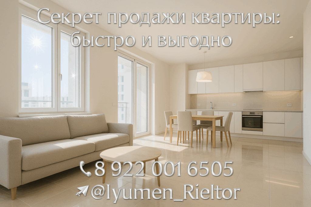 Секрет продажи квартиры: быстро и выгодно.
