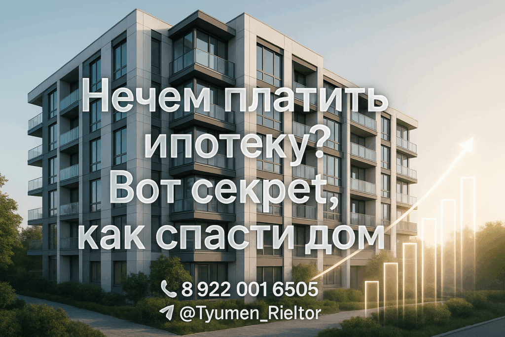 Нечем платить ипотеку? Вот секрет, как спасти дом.