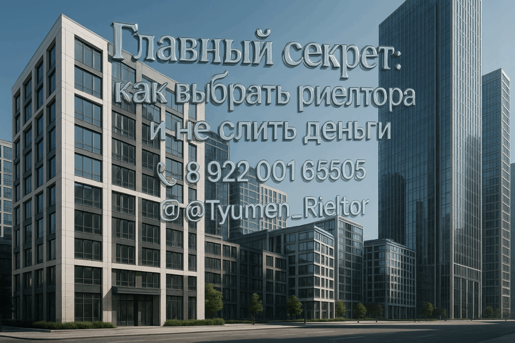 Главный секрет: как выбрать риэлтора и не слить деньги