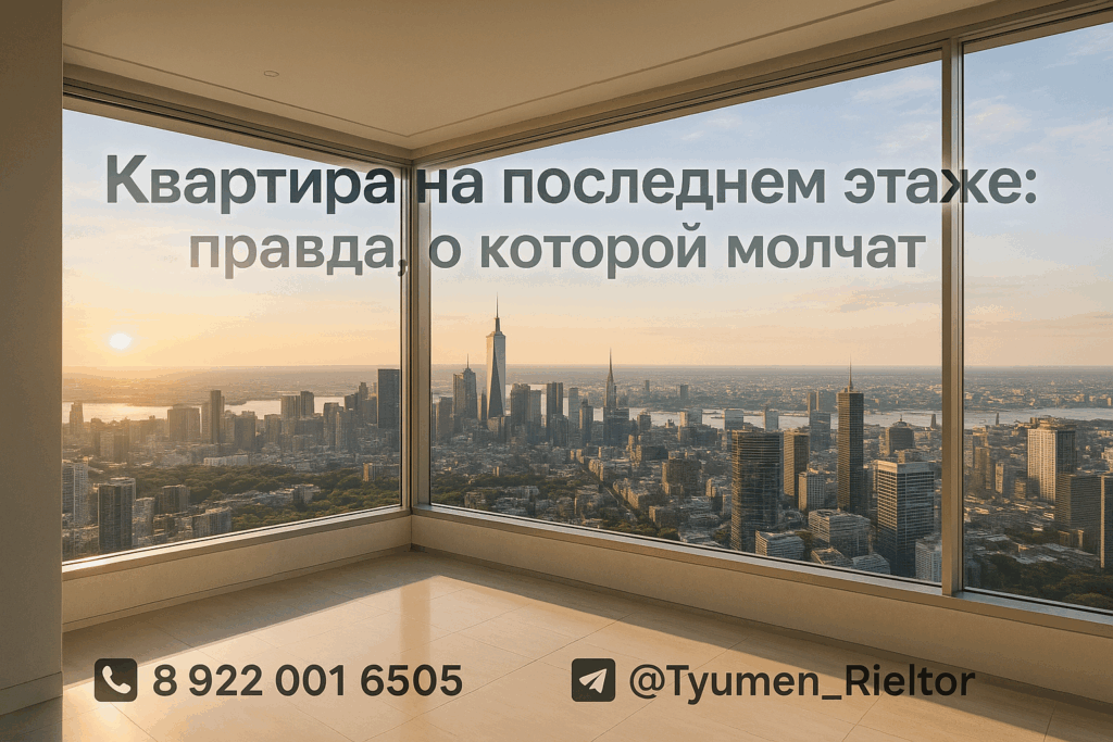 Квартира на последнем этаже: правда, о которой молчат