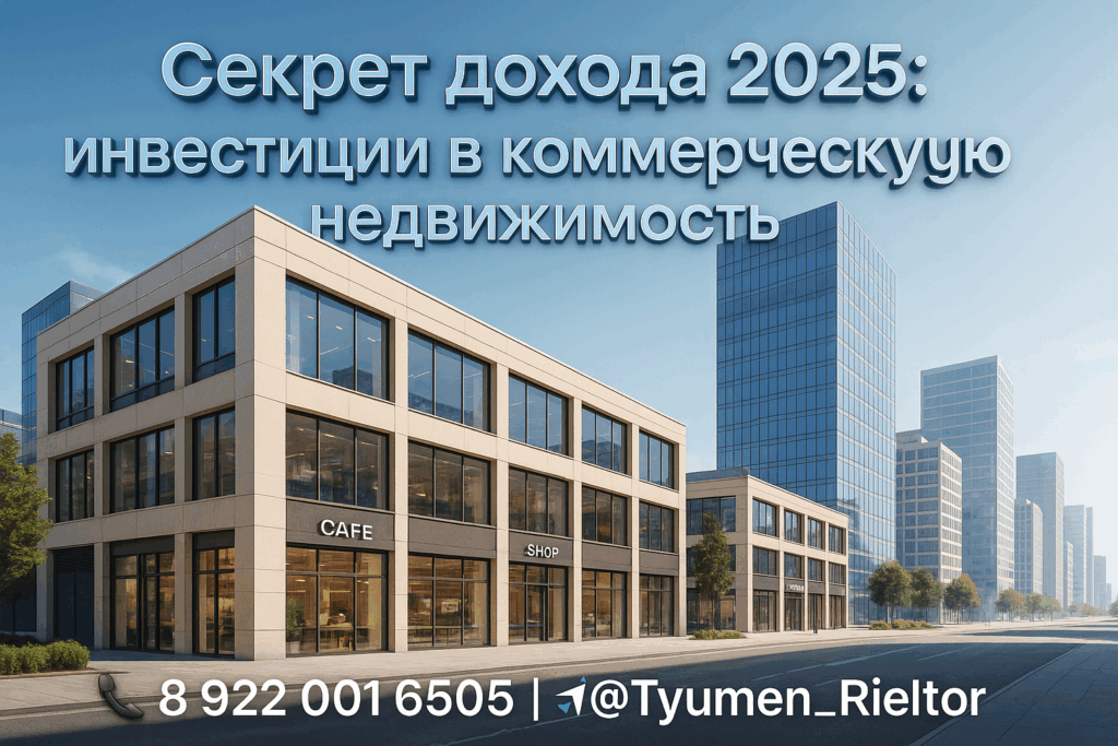 Секрет дохода 2025: инвестиции в коммерческую недвижимость