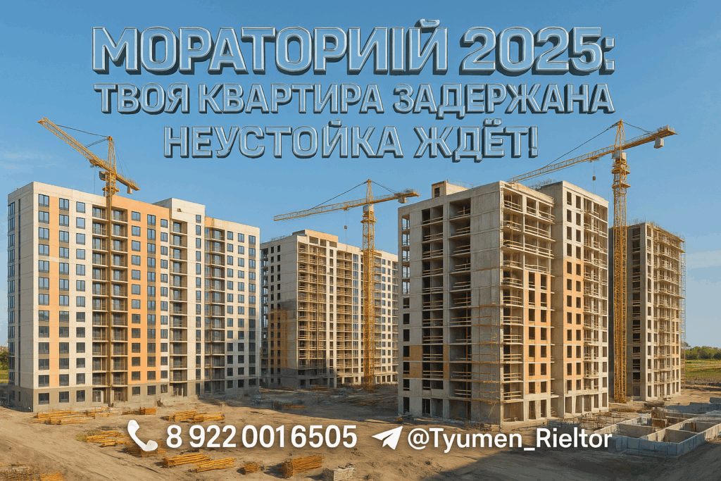 Мораторий 2025: твоя квартира задержана? Неустойка ждет!
