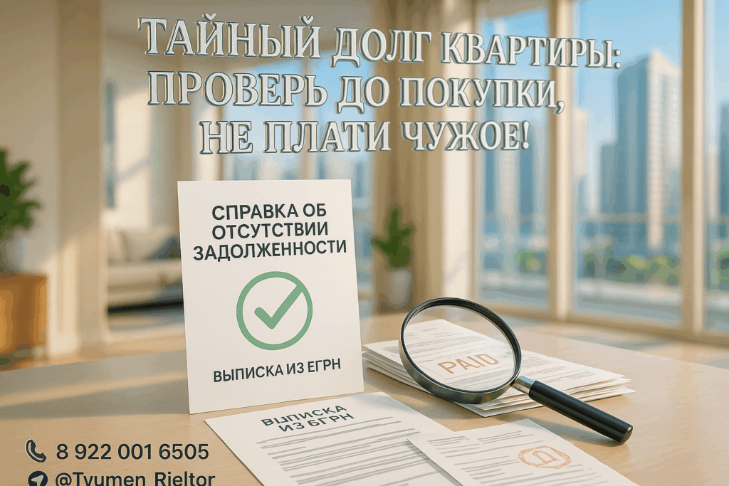 Тайный долг квартиры: проверь до покупки, не плати чужое!
