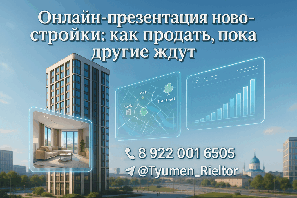 Онлайн-презентация новостройки: как продать, пока другие ждут