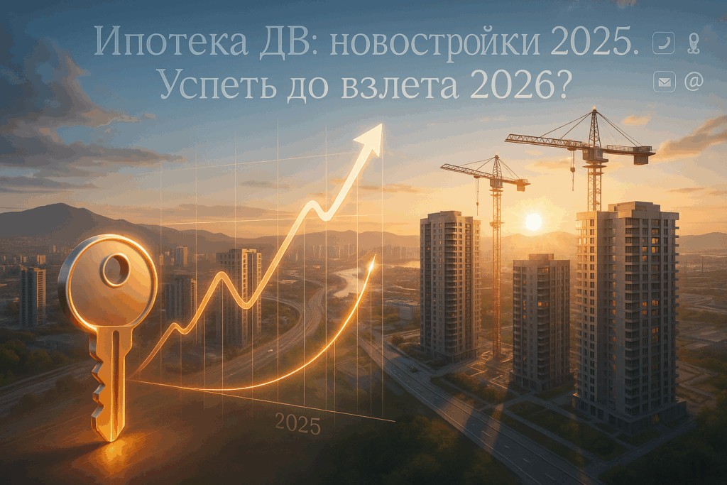 Ипотека ДВ: новостройки 2025. Успеть до взлета 2026?