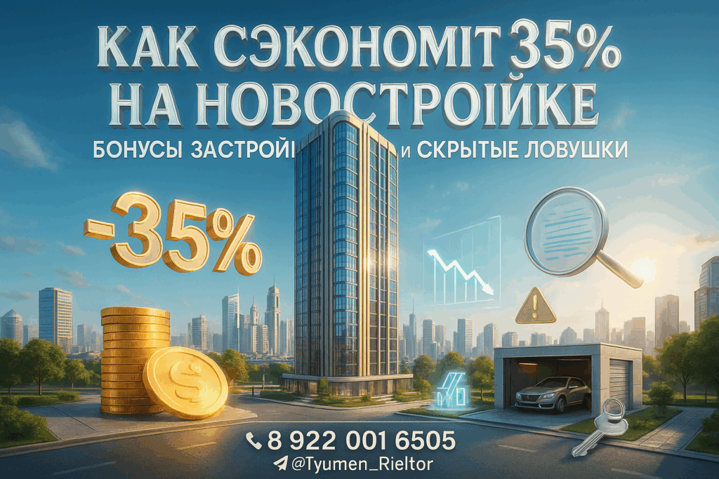 Как сэкономить 35% на новостройке: бонусы застройщика и скрытые ловушки