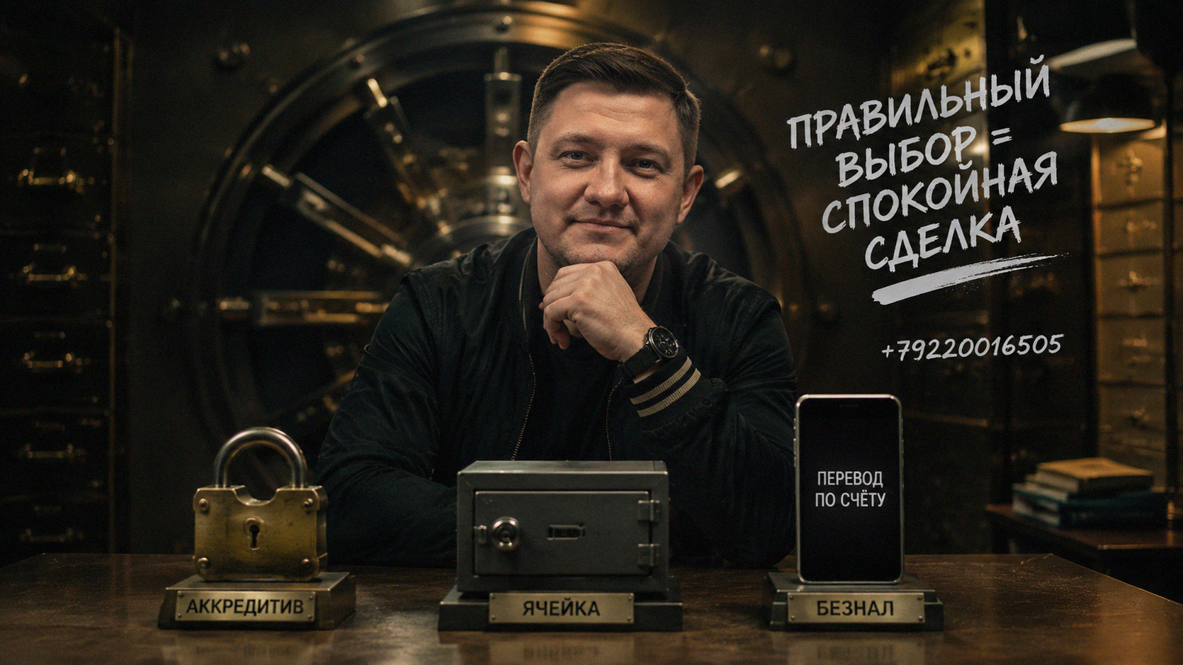 Аккредитив, ячейка или безналичный расчет для безопасной сделки