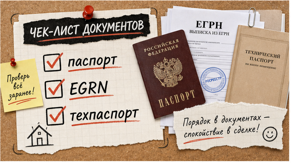 Чеклист документов для продажи квартиры