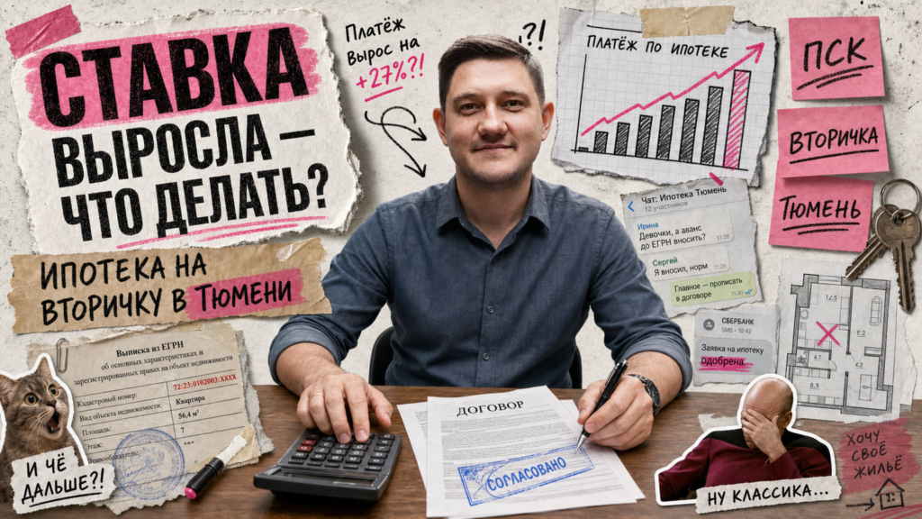 Обложка: Ипотека на вторичное жильё в Тюмени в июле 2026: чеклист для покупателя