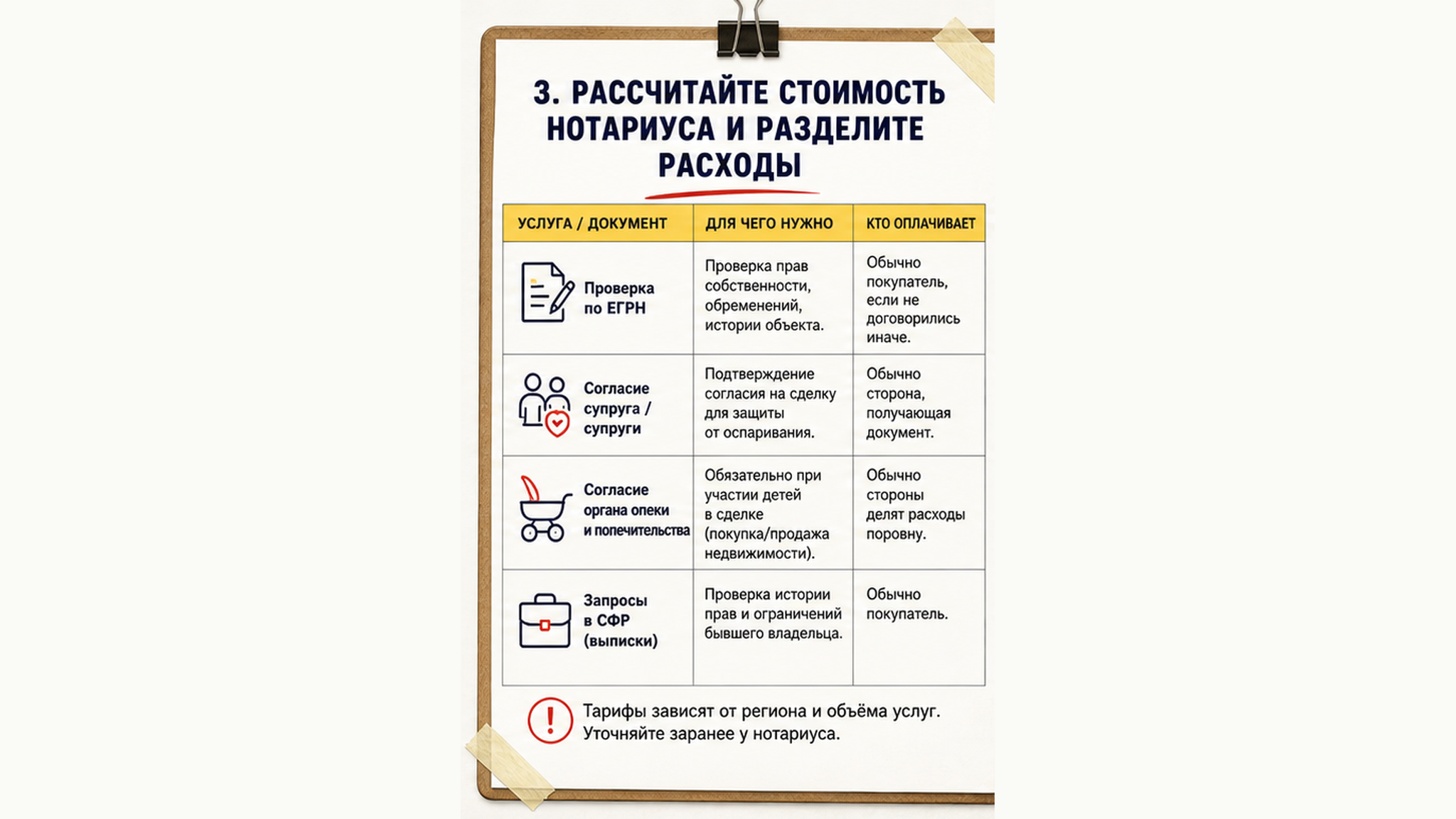 Тариф нотариуса в Тюмени и кто оплачивает услуги при покупке квартиры