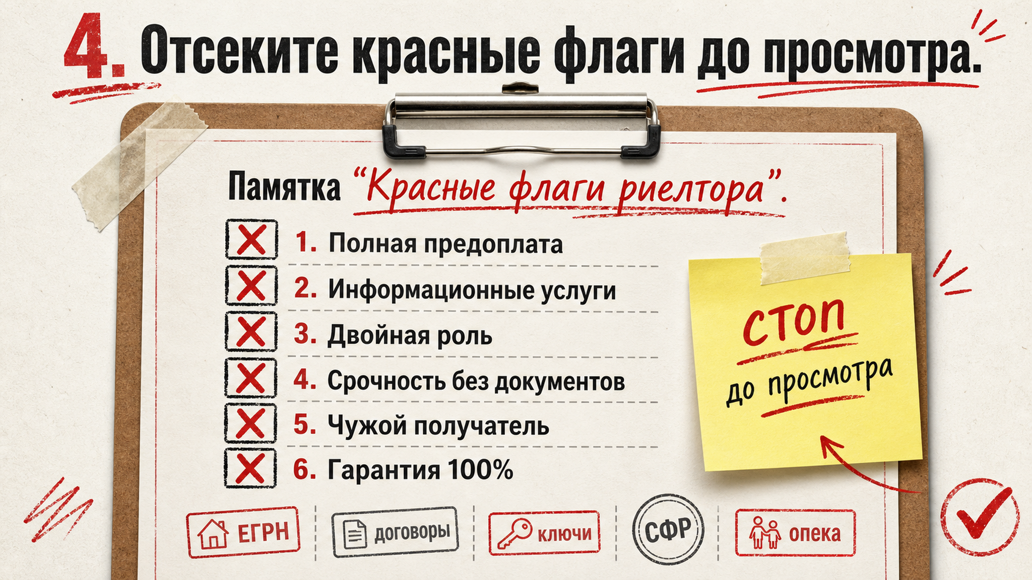 Красные флаги риэлтора: 6 признаков отказа до просмотра квартиры