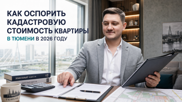 Обложка: Как оспорить кадастровую стоимость квартиры в Тюмени в 2026 году