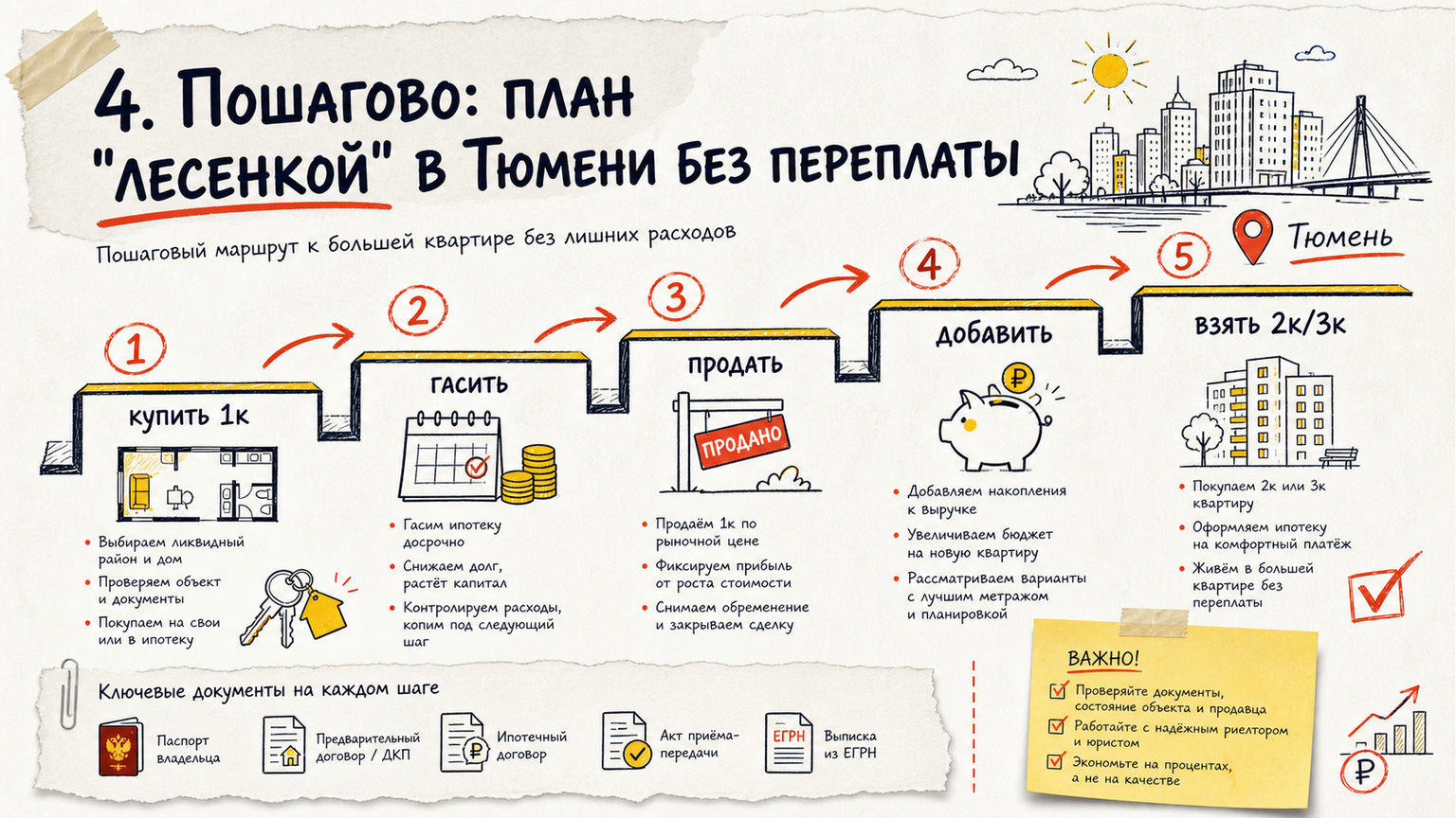 Пошаговый план лесенки в Тюмени