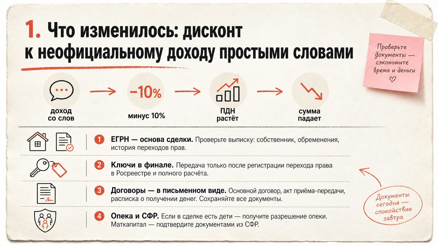 Инфографика: как дисконт 10% бьёт по одобрению ипотеки