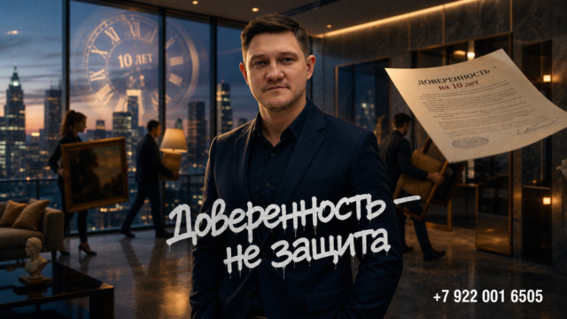 Доверенность на 10 лет, законное вынос имущества родственниками
