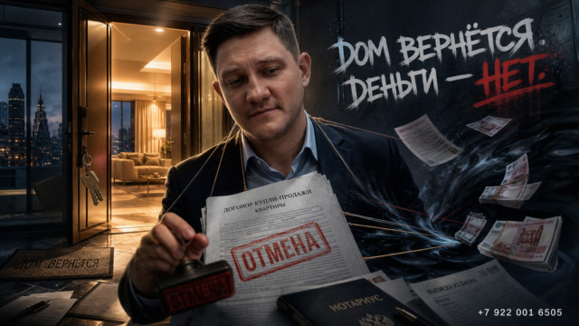 Ведомый продавец отменяет сделку с квартирой