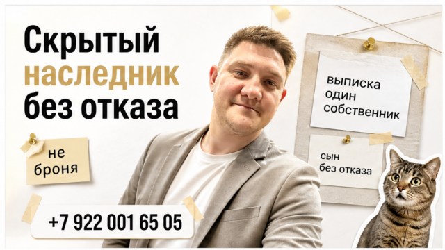 Обложка: скрытый наследник без отказа при покупке квартиры в Тюмени