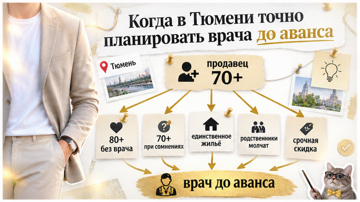 Когда в Тюмени планировать медосвидетельствование до внесения аванса