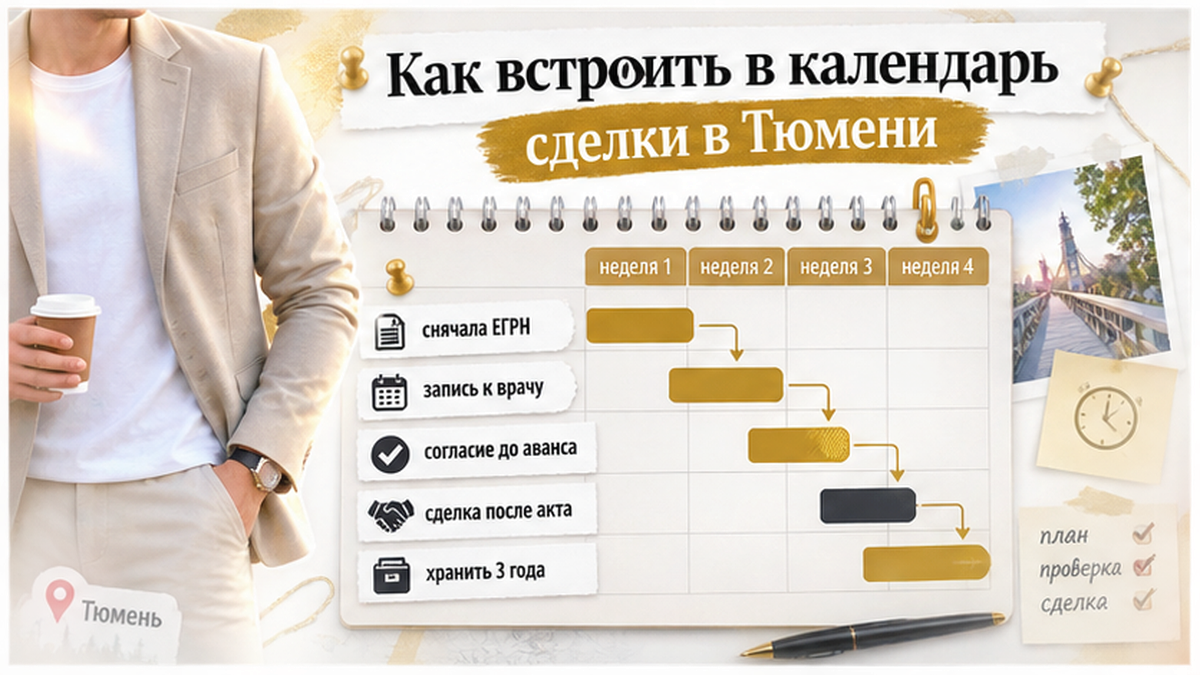 Как встроить медосвидетельствование в календарь сделки в Тюмени
