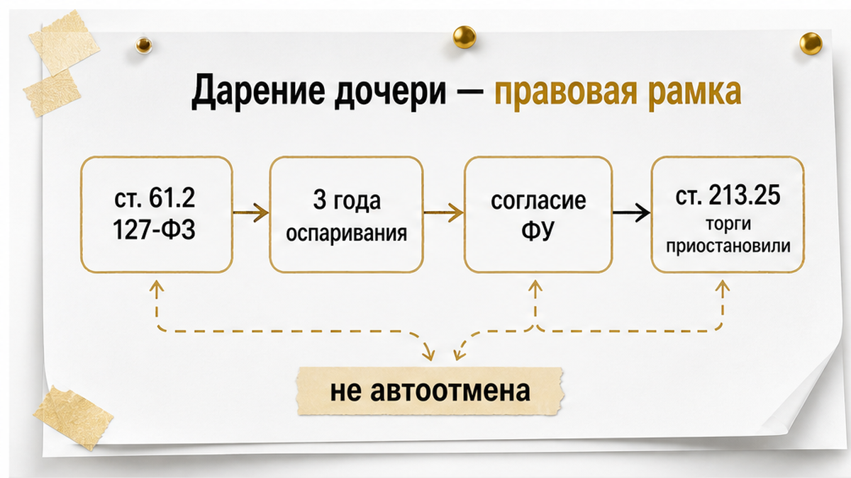 Оспаривание дарения родственнику при банкротстве — что смотреть до задатка