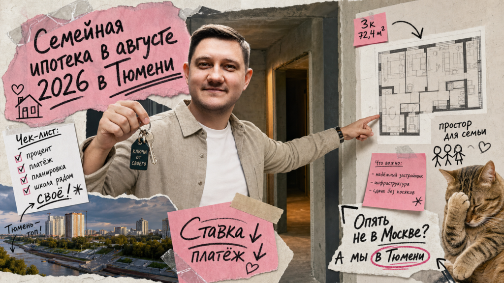 Обложка: Семейная ипотека в Тюмени: чеклист до 1 октября 2026
