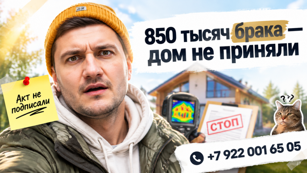 Под Тюменью дом от застройщика не приняли из-за брака на 850 тысяч: что проверить в договоре и эскроу до подписи.