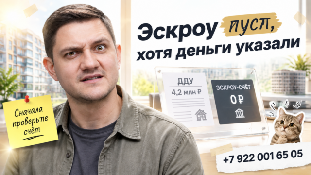 В ДДУ в Тюмени указали 4,2 млн — на эскроу был ноль: что проверить в договоре и эскроу до подписи.