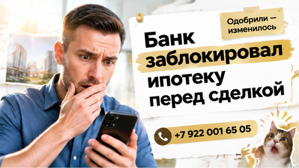В Тюмени за 24 часа до ДДУ банк снял ЖК с аккредитации — ипотека замерла: что проверить в договоре и эскроу до подписи.
