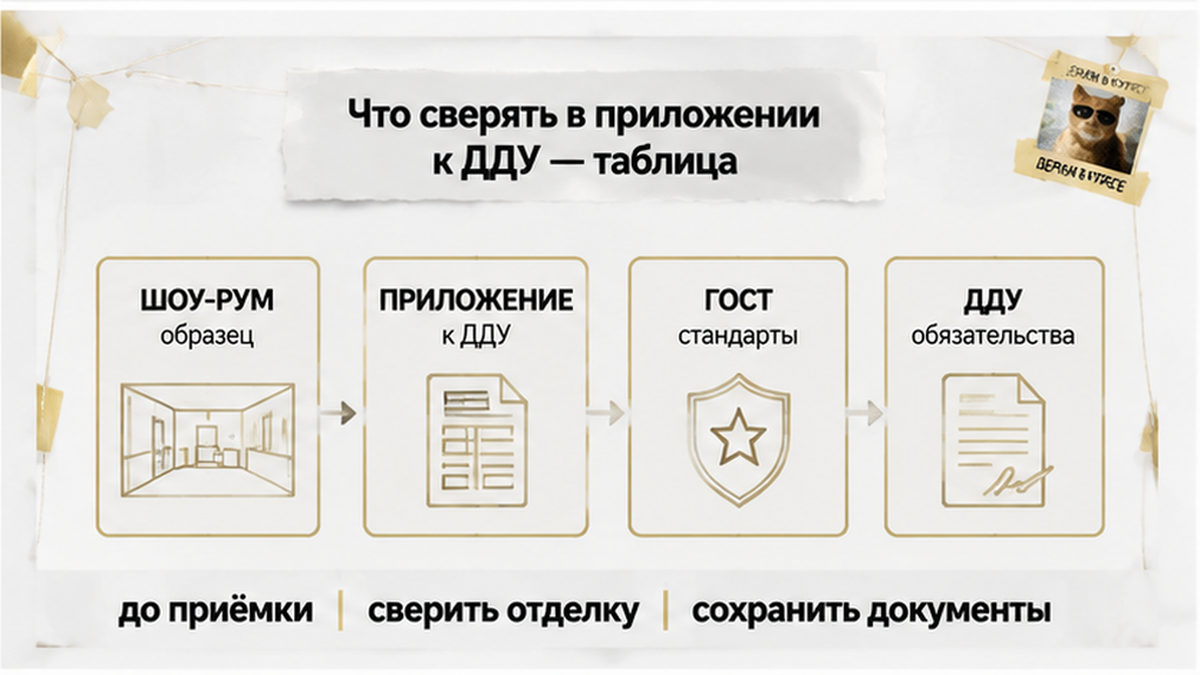 схема устройства механизма по новостройке в Тюмени: до приёмки, сверить отделку, сохранить документы — иллюстрация к разбору сделки.
