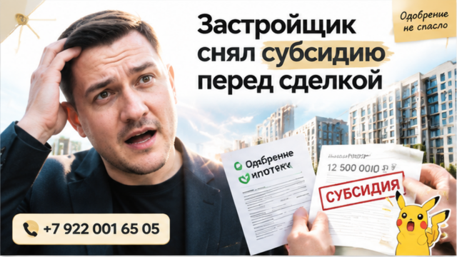 В Тюмени застройщик снял субсидию за 3 дня до ДДУ — бронь сгорела: что проверить в договоре и эскроу до подписи.