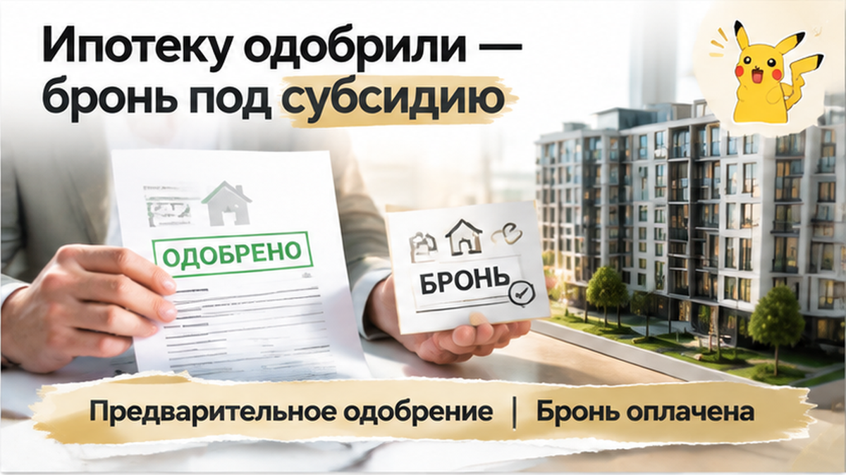 реалистичный кадр (без лица хоста) к разделу ««Ипотеку одобрили» — и семья забронировала квар…» в Тюмени — иллюстрация к кейсу о сделке.