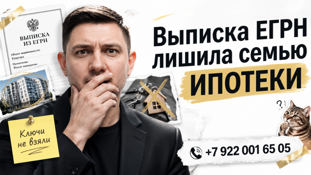 Святослав Шакин — Выписка ЕГРН лишила семью ИПОТЕКИ