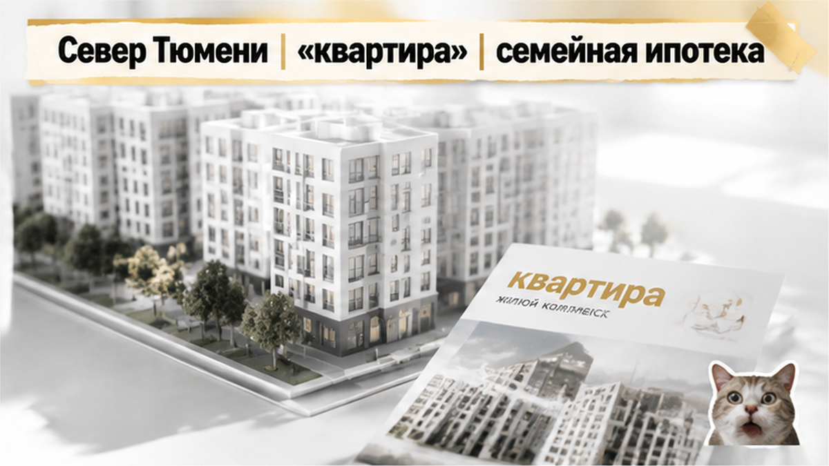 реалистичный кадр (без лица хоста) к разделу ««Квартира» в рекламе — и семья пошла за семейно…» в Тюмени — иллюстрация к кейсу о сделке.