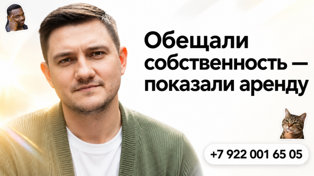 За 4 дня до ДДУ в Тюмени обещали землю в собственности — декларация показала аренду.