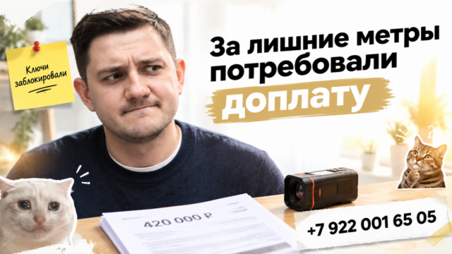 В Тюмени застройщик потребовал 420 тысяч за лишние метры — ключи не выдал: что проверить в договоре и эскроу до подписи.
