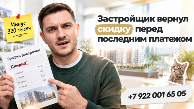 Застройщик забрал скидку за досрочный платёж: семья потеряла 320 тысяч в Тюмени: что проверить в договоре и эскроу до подписи.