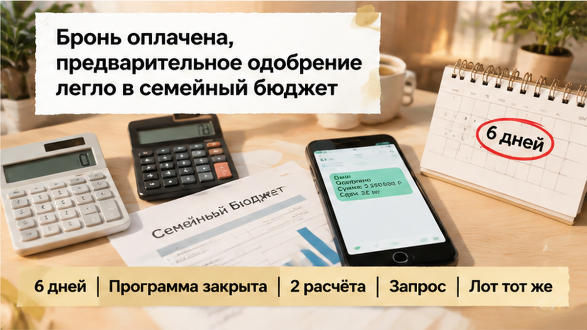 реалистичный кадр (без лица хоста) к разделу «Оценочная страховка в одобрении и бронь у застр…» в Тюмени — иллюстрация к кейсу о сделке.