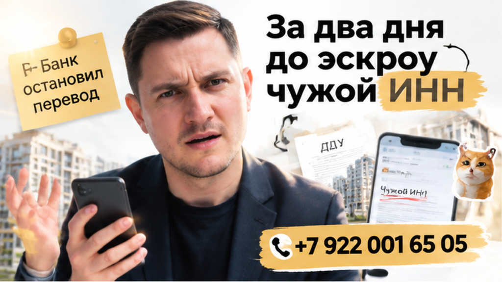 За 2 дня до эскроу банк остановил сделку в новостройке Тюмени — в ДДУ чужое юрлицо.