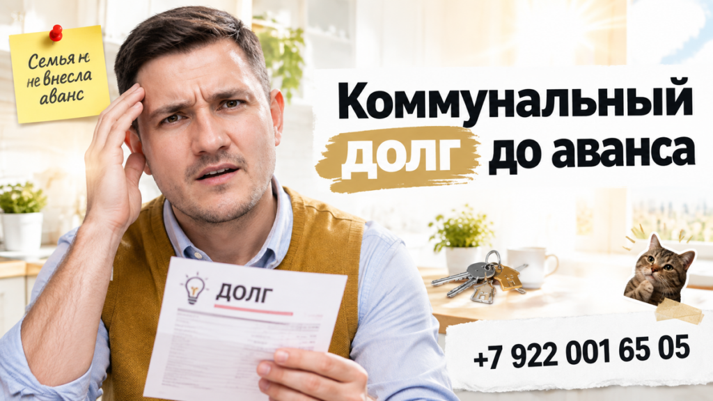 За 3 дня до аванса в Тюмени всплыл долг за свет 186 тысяч — семья отказалась от сделки.